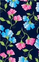 Sweet Pea Flowers - Dot Grid Journal