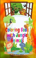 Coloring Book with Jungle Animals - For all ages