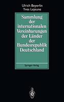 Sammlung Der Internationalen Vereinbarungen Der Lander Der Bundesrepublik Deutschland
