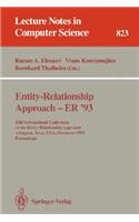Entity-Relationship Approach - Er '93