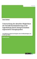 Untersuchung der aktuellen Möglichkeit der Stromkostenminimierung in der Lagerhaltung durch Inanspruchnahme regenerativer Energiequellen