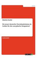 neuer deutscher Euroskeptizismus als Gefahr für die europäische Integration?