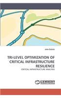 Tri-Level Optimization of Critical Infrastructure Resilience