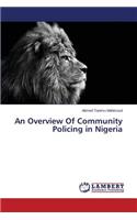 Overview of Community Policing in Nigeria