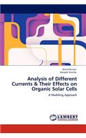 Analysis of Different Currents & Their Effects on Organic Solar Cells