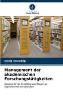 Management der akademischen Forschungstätigkeiten