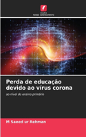 Perda de educação devido ao vírus corona