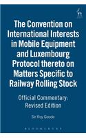 The Convention on International Interests in Mobile Equipment and Luxembourg Protocol Thereto on Matters Specific to Railway Rolling Stock