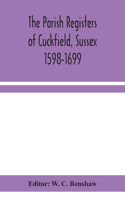 Parish Registers of Cuckfield, Sussex 1598-1699