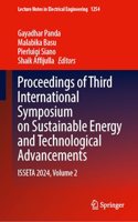Proceedings of Third International Symposium on Sustainable Energy and Technological Advancements, Isseta 2024 (2)