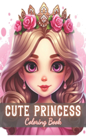 Cute Princess Coloring Book For Kids