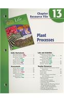 Holt Science & Technology Life Science Chapter 13 Resource File: Plant Processes