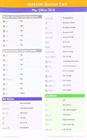Pearson Mac Office 2016 Shortcut Card