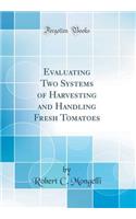 Evaluating Two Systems of Harvesting and Handling Fresh Tomatoes (Classic Reprint)