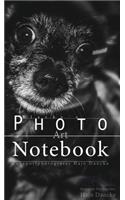 Blacky's Notebook - The Art Notebook: The Photo Art Notebook with Dog Photos