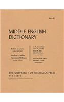 Middle English Dictionary: T.7(Middle English Dictionary)