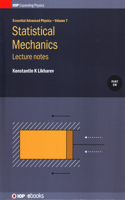 Statistical Mechanics: Lecture notes