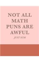 Not All Math Puns Are Awful Just Sum