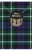 Clan Allardice Tartan Journal/Notebook