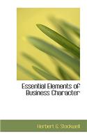 Essential Elements of Business Character