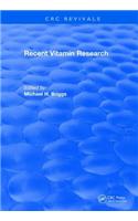 Recent Vitamin Research (1984)