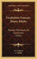 Vocabulaire Francais-Ifumu, Bateke