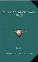 Songs Of Many Days (1882)