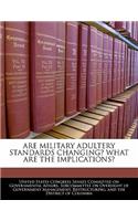 Are Military Adultery Standards Changing? What Are the Implications?: (English)
