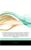 Articles on Languages of Ethiopia, Including: Omotic Languages, Tigrinya Language, Amharic Language, Oromo Language, Afar Language, Somali Language, O