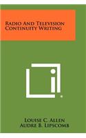 Radio and Television Continuity Writing