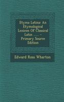 Etyma Latina