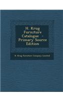 H. Krug Furniture Catalogue