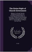 The Divine Right of Church Government: (English)