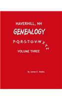 Haverhill, NH Genealogy P-Q-R-S-T-U-V-W-X-Y-Z