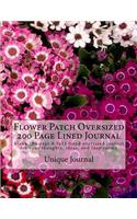 Flower Patch Oversized 200 Page Lined Journal