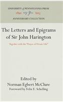 Letters and Epigrams of Sir John Harington
