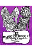 Shoe Coloring Book For Adults