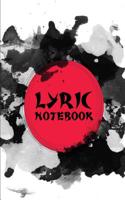 Lyrics Notebook: Songwriting Book 7x10 with 104 Pages - Lined/Ruled Paper Journal for Writing - For Music Lover, Student, Musician, Son