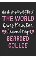 As A Matter Of Fact The World Does Revolve Around My Bearded Collie
