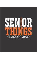 Senior Things Class of 2020