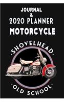 2020 Planner & Journal: Harley Davidson Shovelhead Motorcycle (Jan 1, 2020 to Dec 31, 2020)