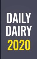 Personal Daily Dairy 2020 journal