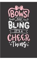 Notebook: Cheerleading Dot Grid 6x9 120 Pages