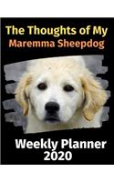 The Thoughts of My Maremma Sheepdog: Weekly Planner 2020