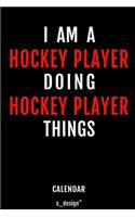 Calendar for Hockey Players / Hockey Player
