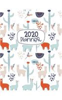 2020 Planner: Hola Alpaca Weekly & Monthly 12 Month Calendar Organizer Notebook (January 2020 - December 2020)