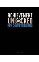 Achievement Unlocked New Character Created: Menu Planner(1820 Menu Planner)