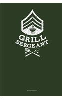 Grill Sergeant Journal Notebook: 100 Pages 6 x 9 Lined College Ruled Writing Paper Diary Planner Green BBQ