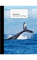 Wide Ruled Composition Notebook - 100 Sheets, 200 Pages