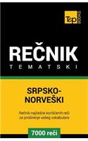 Srpsko-Norveski Tematski Recnik - 7000 Korisnih Reci